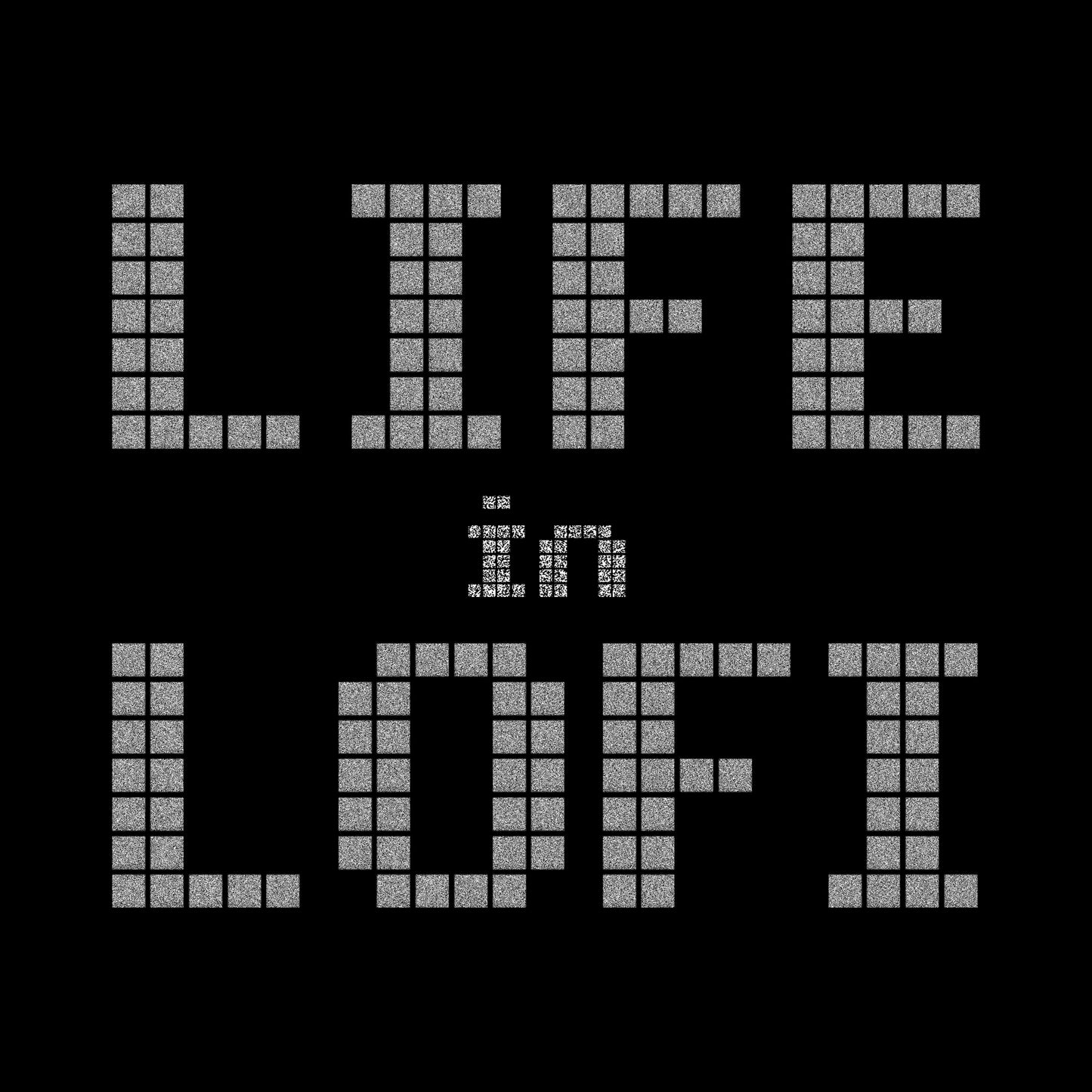 Life in Lofi T-shirt - Premium Soft Retro Pixel 8-bit Lo-fi  - Vintage Look & Feel Tshirt