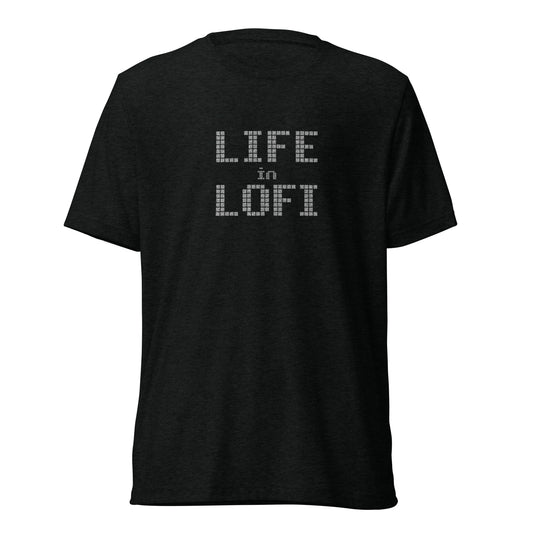 Life in Lofi T-shirt - Premium Soft Retro Pixel 8-bit Lo-fi  - Vintage Look & Feel Tshirt